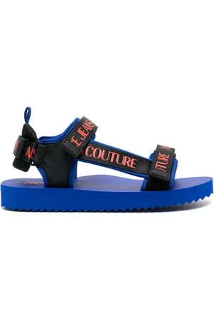 Versace best sale slides blue