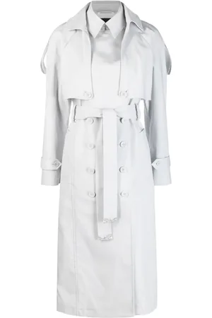 Patrizia Pepe Detachable-sleeve trench coat