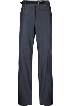 Salvatore Ferragamo Belted straight-leg trousers