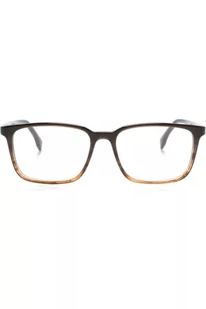 HUGO BOSS Sunglasses - Logo-print square-frame glasses