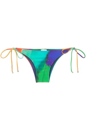 Lenny Niemeyer Colour-block tie-side bikini bottoms