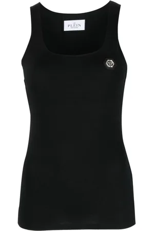 Philipp Plein Logo-patch tank top