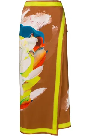 Lenny Niemeyer Bloom-print wrap skirt