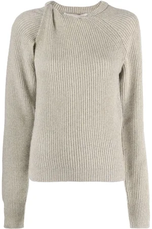 Stella McCartney Twist-detail ribbed jumper
