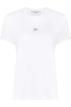 Stella McCartney Mini Star-embroidery cotton T-shirt