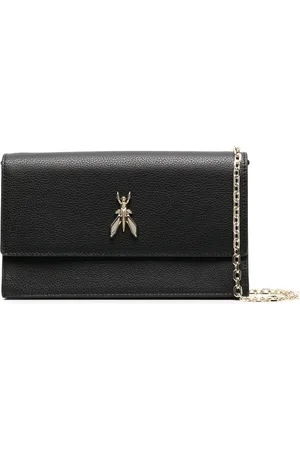 Patrizia Pepe Logo-plaque leather crossbody bag