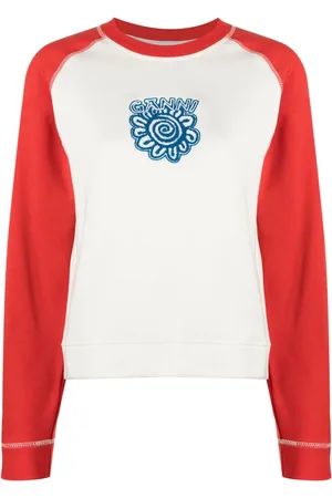 Ganni Graphic-print organic cotton T-shirt