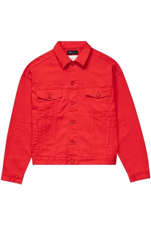 Purple Brand Molten Lava Palms denim jacket