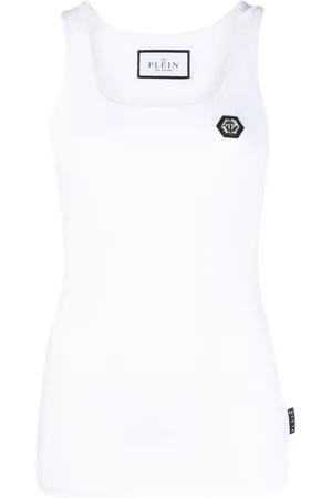 Philipp Plein Logo-patch tank top