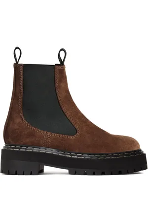 Proenza Schouler Lug Sole Chelsea Boots - Green