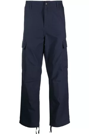 Carhartt Men Cargo Trousers - Cargo-pockets straight-leg trousers