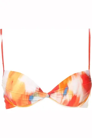Lenny Niemeyer Twist-detail printed bikini top