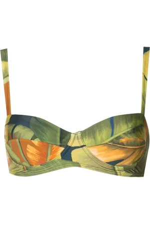 Lenny Niemeyer Banana all-over print bikini top