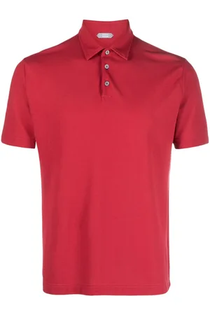 ZANONE Short-sleeve cotton polo shirt