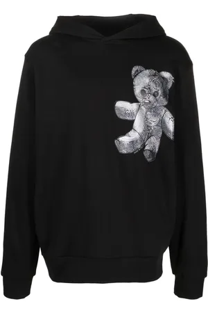 Philipp Plein Teddy Bear paisley-print hoodie