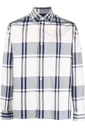 Tommy Hilfiger Men Check Shirts - Check-pattern cotton shirt