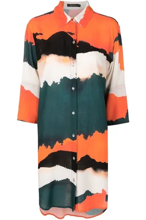 Lenny Niemeyer Horizonte graphic-print shirt dress