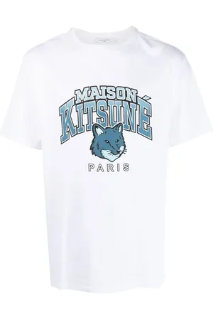 Maison Kitsuné Logo-print cotton T-shirt