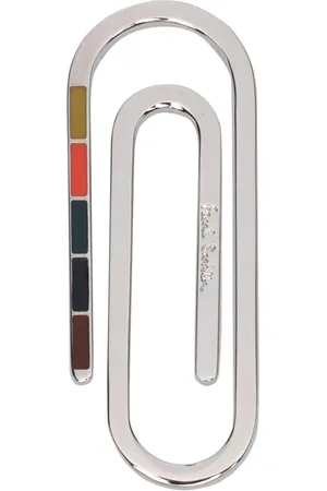 Prada Sterling Silver Paperclip Motif Money Clip