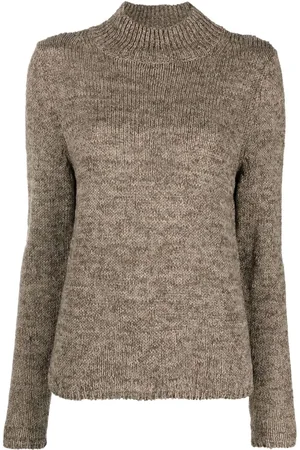 Totême High-neck knitted jumper