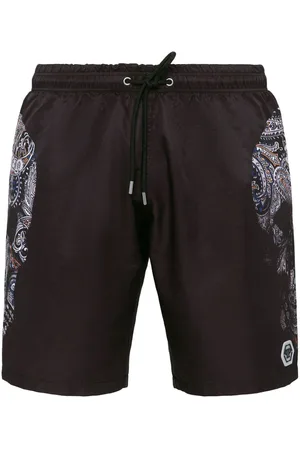 Philipp Plein Skull-print swim shorts