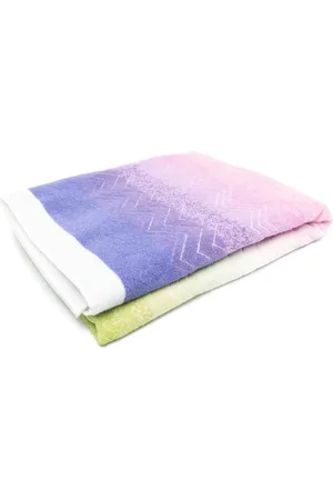 Missoni Blurring-effect striped beach towel