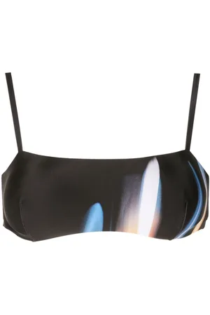 Lenny Niemeyer Prism-print square-neck bikini top