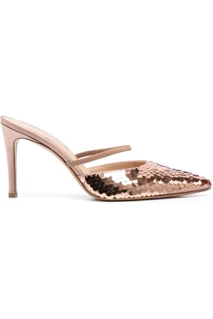 ROBERTO FESTA 90mm sequin pointed mules