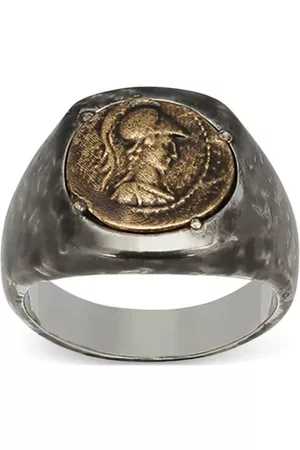Dolce & Gabbana Men Rings - Coin wide-band ring