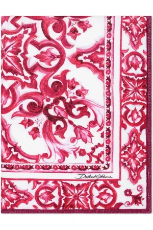 Dolce & Gabbana Majolica-print terrycloth beach towel