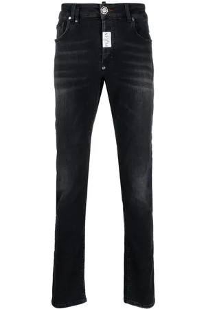 Philipp Plein Super Straight cotton jeans