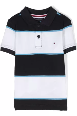 Tommy Hilfiger Polo Shirts - Logo-embroidered striped polo shirt