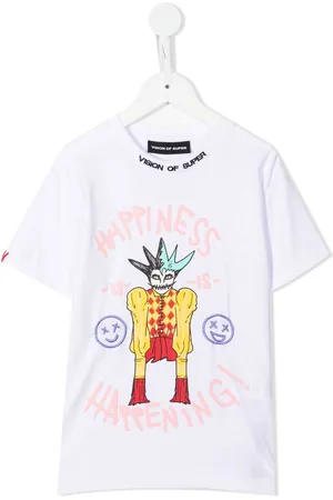 Vision Of Super Baby Drawing-print T-shirt