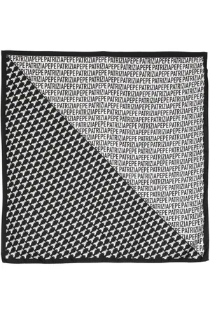 Patrizia Pepe All-over logo silk scarf