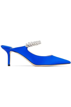 Jimmy Choo 'Talura' Monogram Denim Pumps