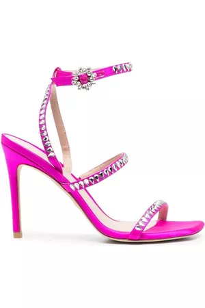 Stuart Weitzman Women Platform Sandals - Crystal embellished 110mm sandals