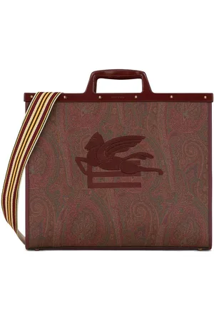 Etro Paisley-print embroidered tote bag