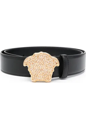 Versace crystal discount 3d medusa belt