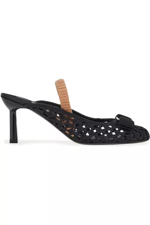 Salvatore Ferragamo Women High heels with bow - Vara bow 70mm slingback pumps