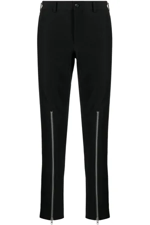 Lauren Ralph Lauren Twill Skinny Trousers, Black at John Lewis & Partners