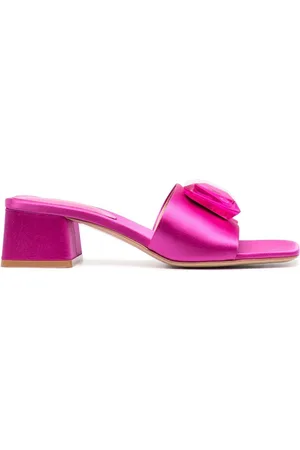 Gianvito Rossi Jaipur 50mm embellished satin mules