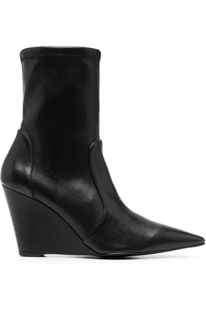 Stuart Weitzman Women Pointed Toe Boots - 90mm pointed-toe wedge boots