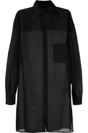 YOHJI YAMAMOTO Double-collar long shirt