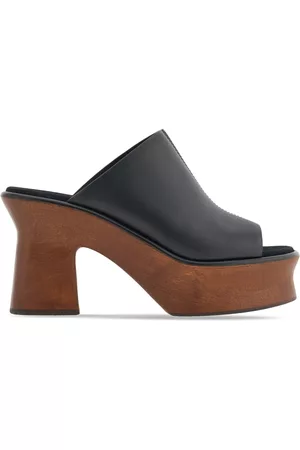 Salvatore Ferragamo Women Sandal Wedges - 85mm leather wedge sandals