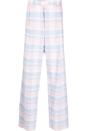 Thom Browne Check cotton trousers