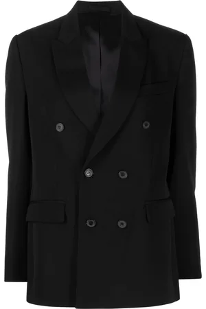 WARDROBE.NYC Double-breasted wool blazer