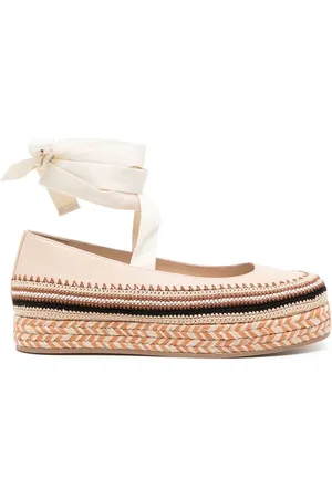 ULLA JOHNSON Yelena crochet flatform espadrilles