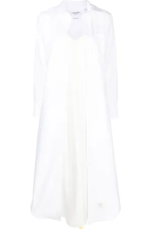 Thom Browne Tab-detail shirt dress