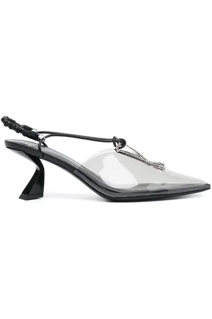 Nensi Dojaka 70mm crystal-embellished pumps