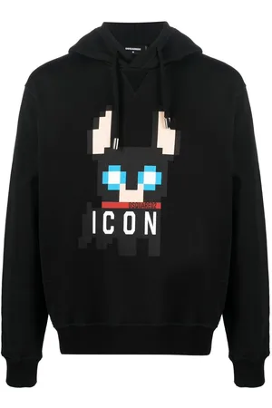 Dsquared2 Icon-print cotton hoodie
